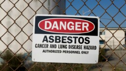 Danger - Asbestos Sign